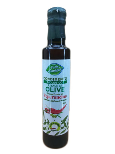 Olio Extravergine di Oliva Biologico al Peperoncino - Sapuri Calabrisi