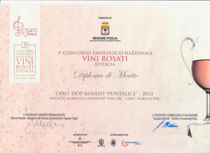 Puntalice BIO - DOP Cirò Rosato 2019 - Sapuri Calabrisi