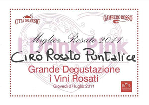 Puntalice BIO - DOP Cirò Rosato 2019 - Sapuri Calabrisi